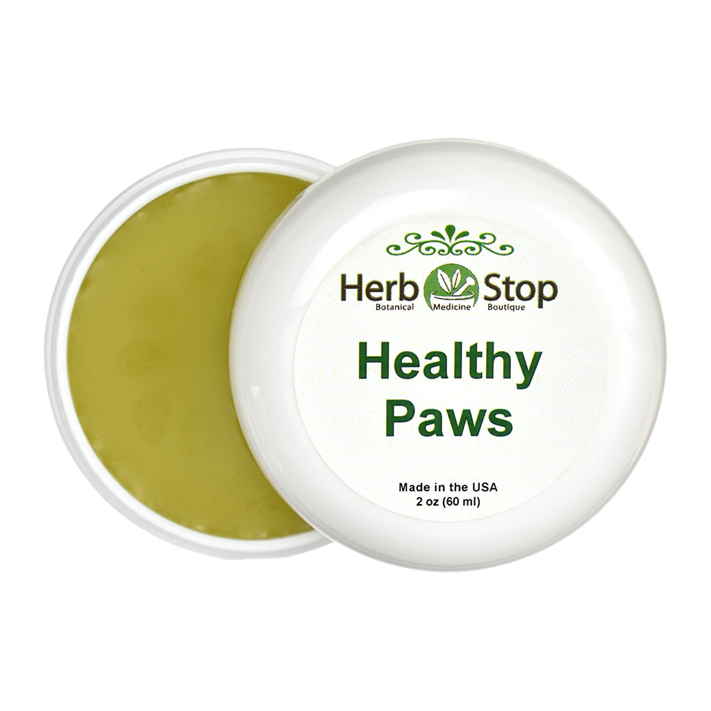 Healthy Paw Salve Open Jar