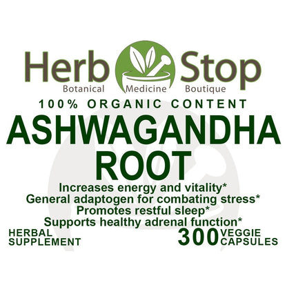 Ashwagandha Capsules Label - Front