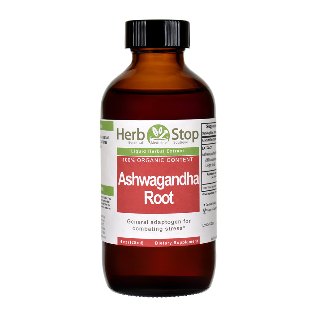 Organic Ashwagandha Root Extract 4 oz