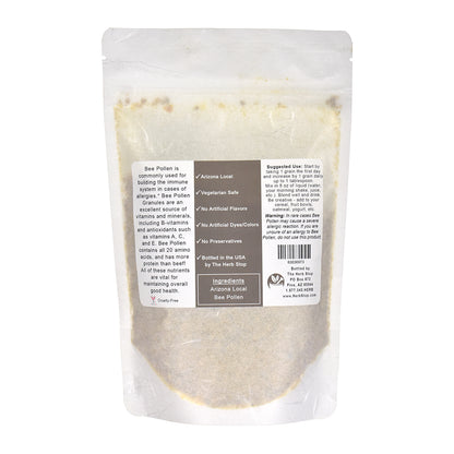 Arizona Bee Pollen Bulk Bag - Back