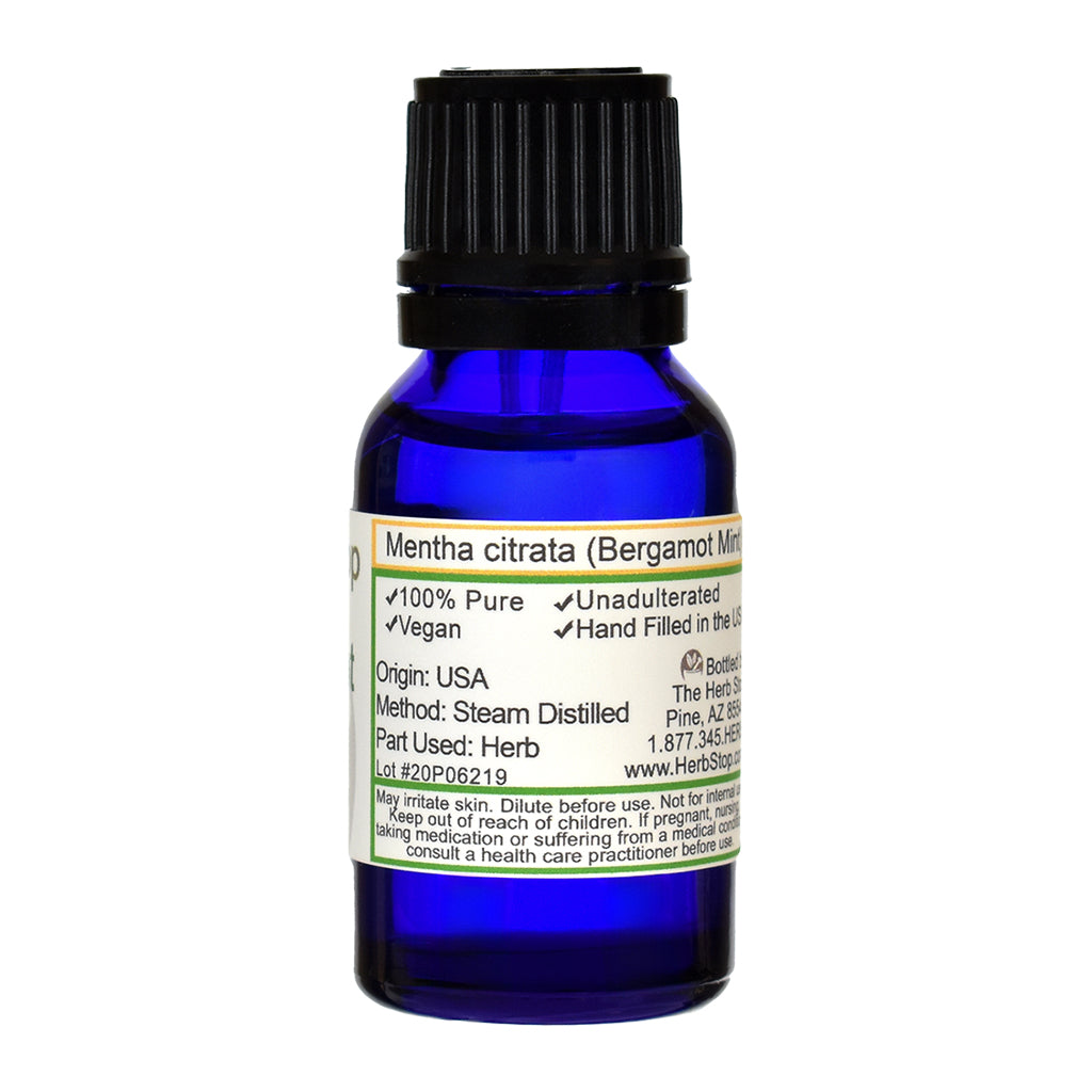 Bergamot Mint Essential Oil - Back