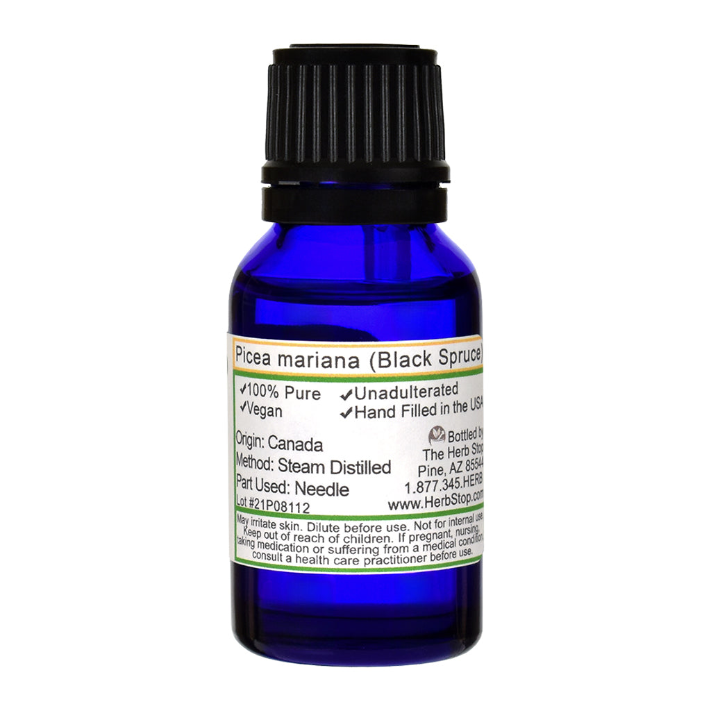 Black Spruce Essential Oil - Back