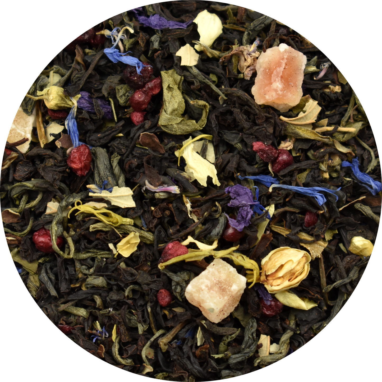 Bulk Blackberry Jasmine Black & Green Tea