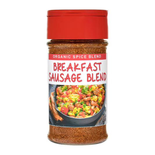 Organic Breakfast Sausage Blend Seasoning Spice Jar