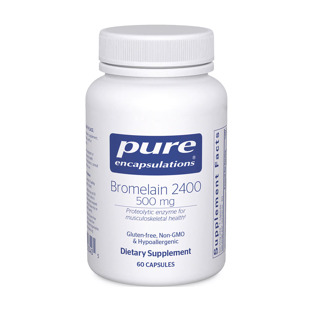 Bromelain 2400 500mg by Pure Encapsulations