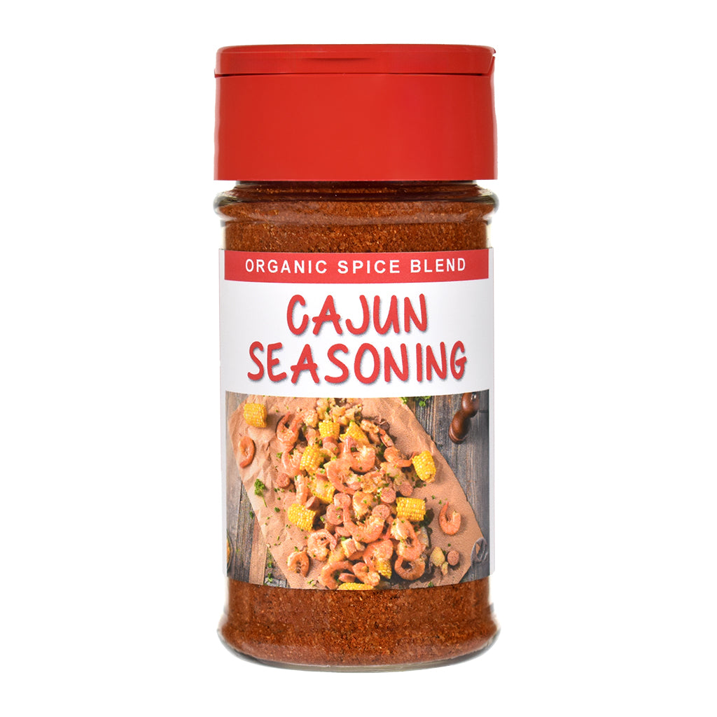 Organic Cajun Seasoning Spice Jar