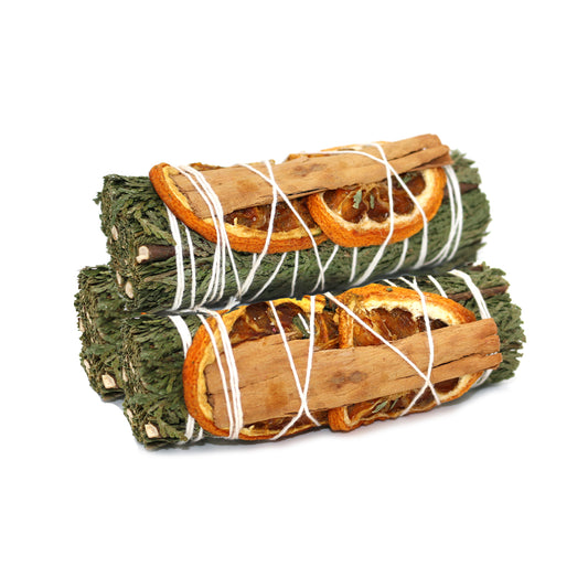 Cedar, Orange & Cinnamon Smudge Stick