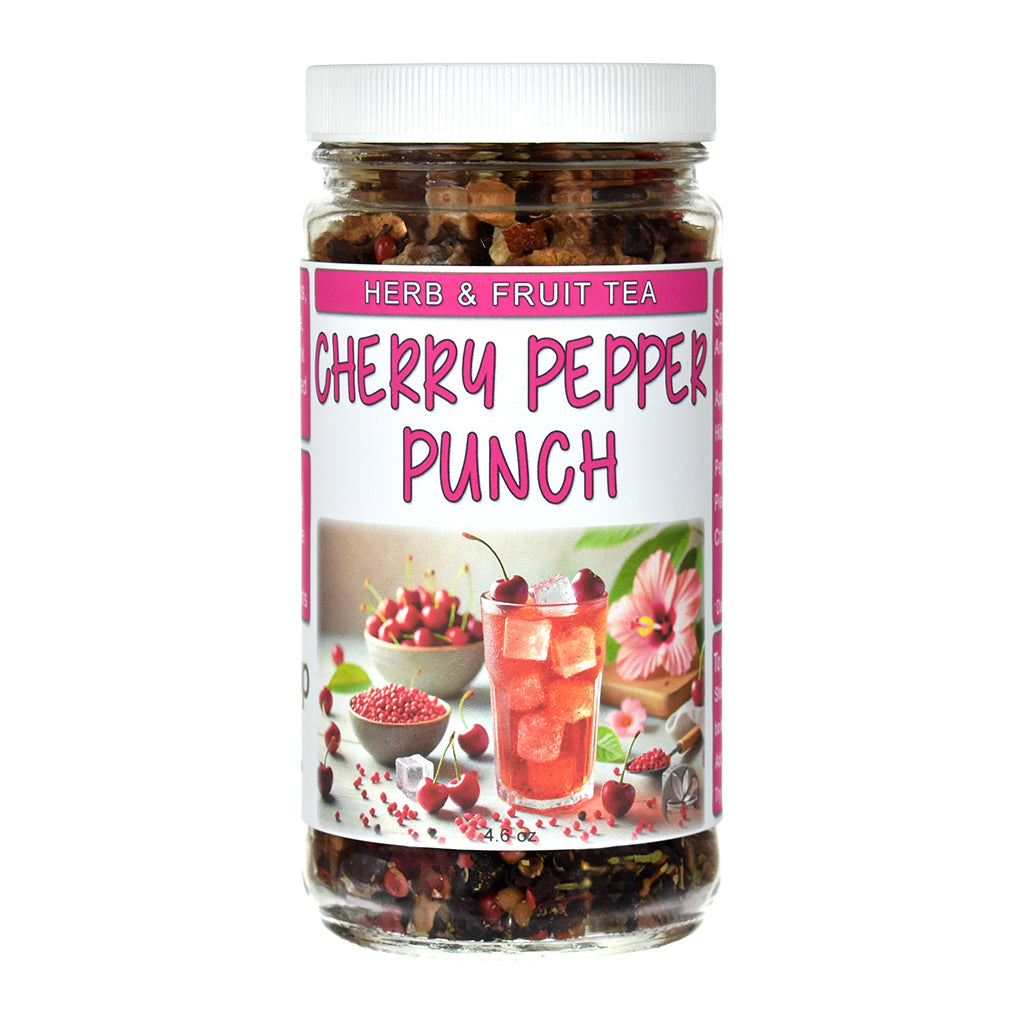 Cherry Pepper Punch Herb & Fruit Tea Jar