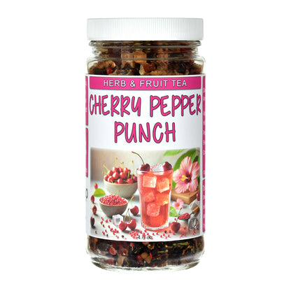 Cherry Pepper Punch Herb & Fruit Tea Jar