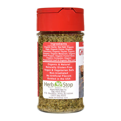 Organic Chicken Grilling Seasoning Jar - Left