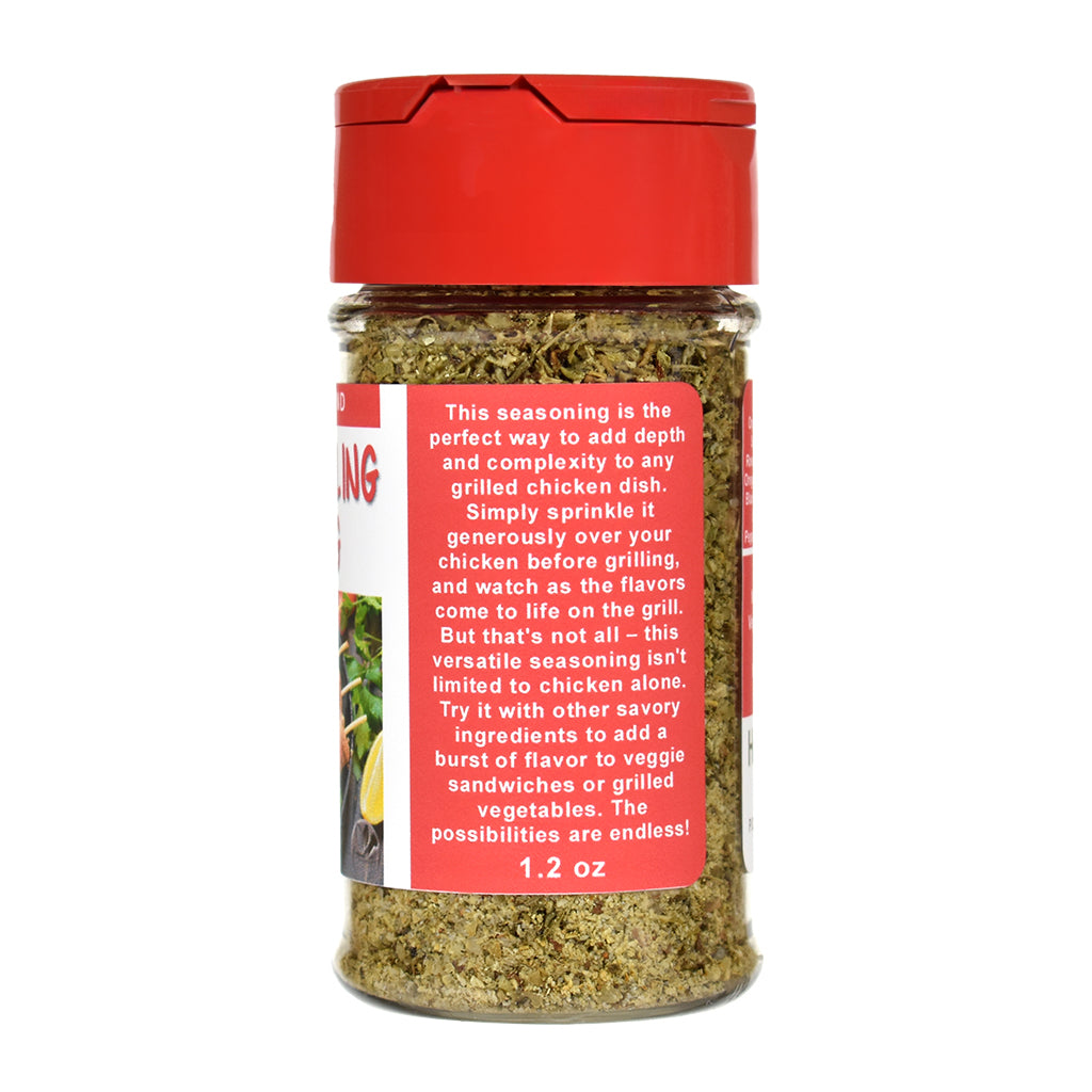 Organic Chicken Grilling Seasoning Jar - Right