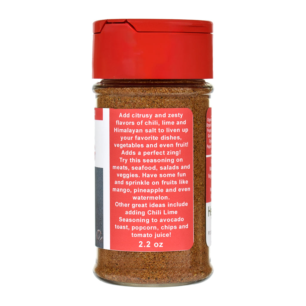 Organic Chili Lime Seasoning Jar - Right