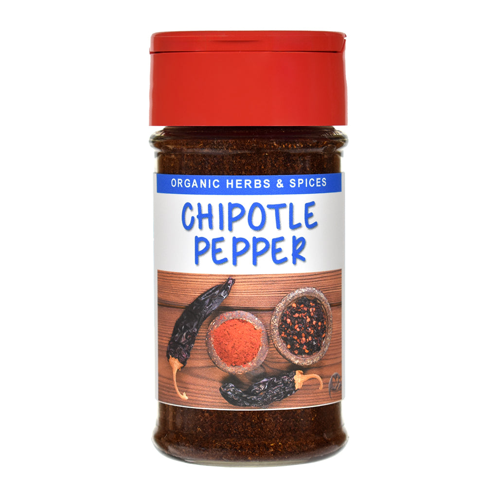 Organic Chipotle Pepper Ground Spice Jar