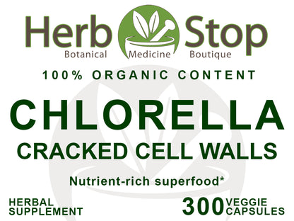 Chlorella Capsules Label - Front