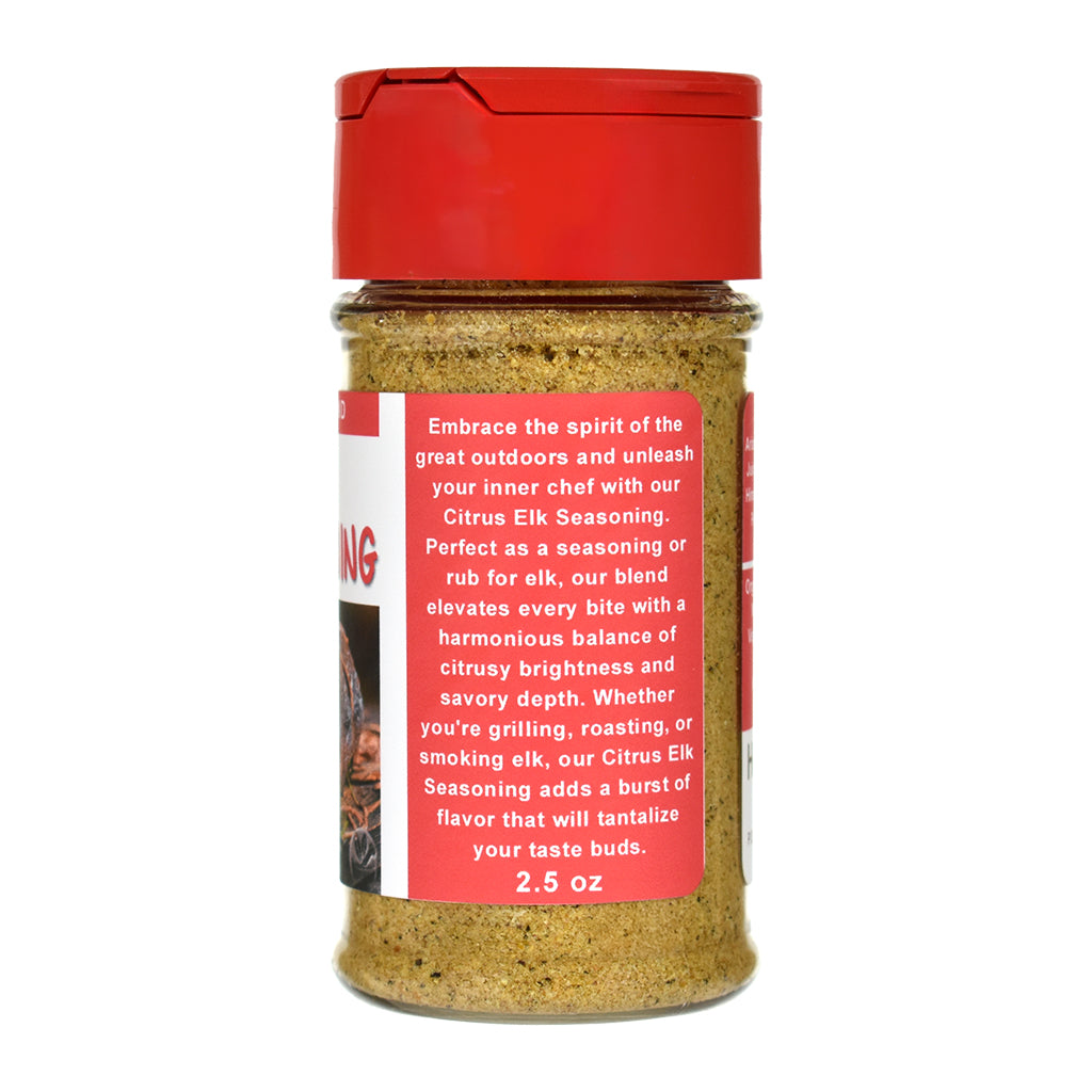 Citrus Elk Seasoning Jar - Right