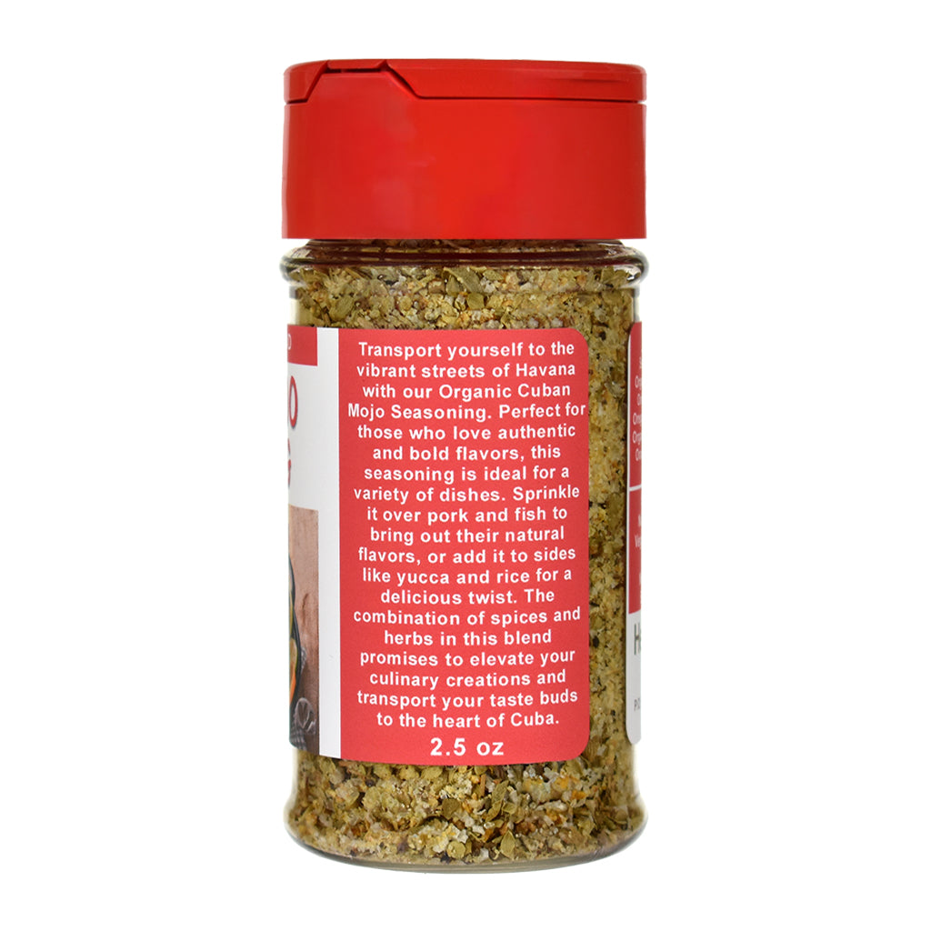 Organic Cuban Moji Seasoning Spice Jar - Right