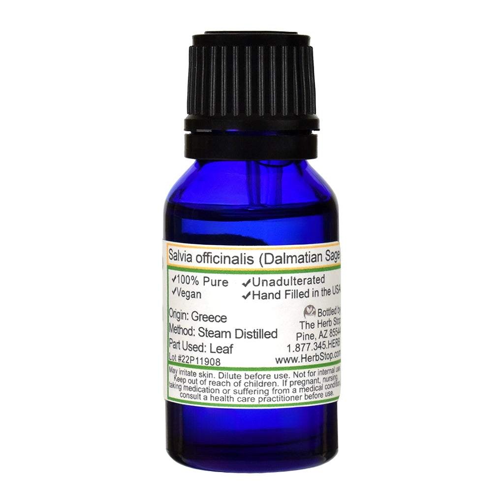 Dalmatian Sage Essential Oil - Back