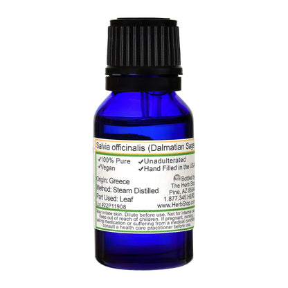 Dalmatian Sage Essential Oil - Back