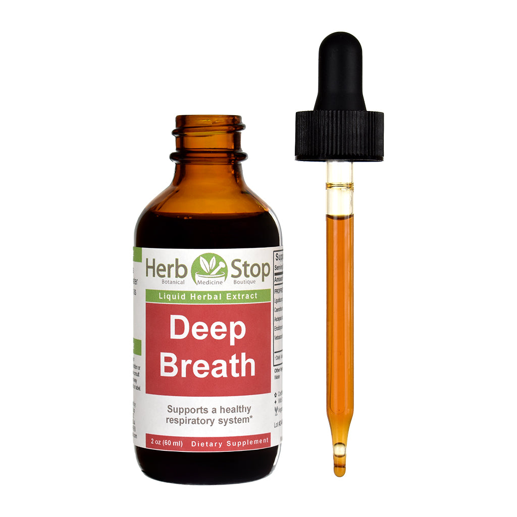 Deep Breath Liquid Extract 2 oz - Open