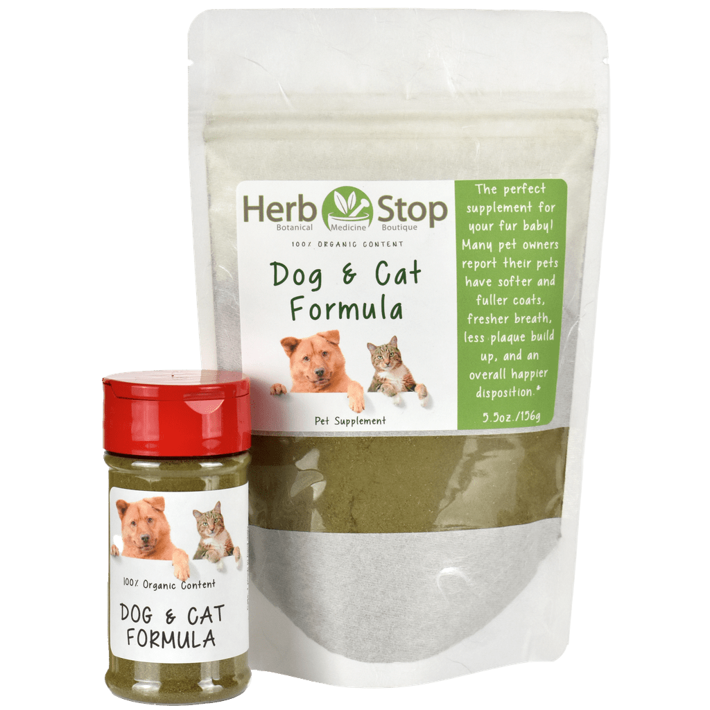 Dog & Cat Formula Jar and Bag