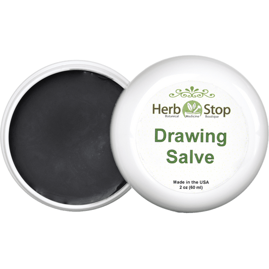 Drawing Salve Open Jar