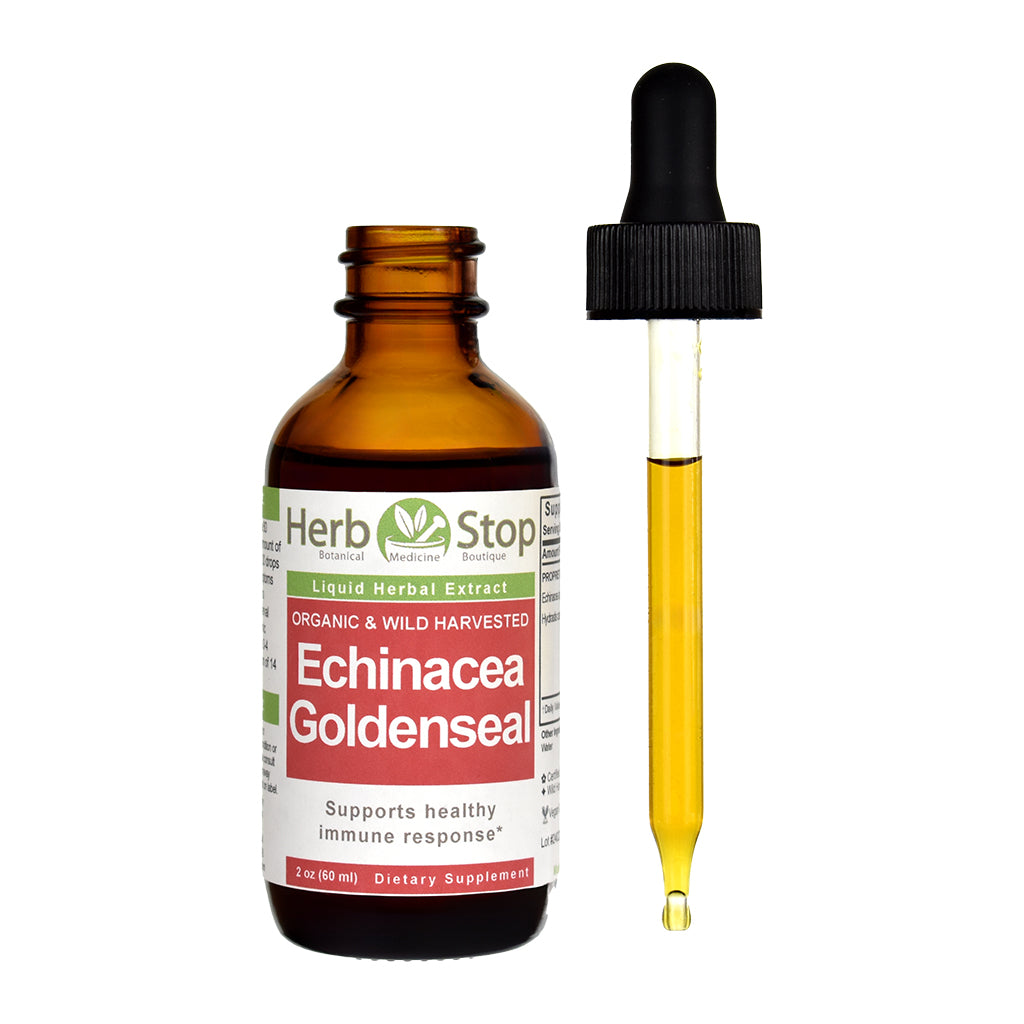 Echinacea/Goldenseal Liquid Extract 2 oz - Open