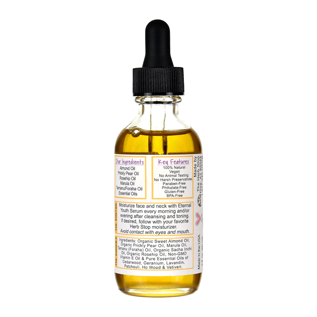 Eternal Youth Serum Bottle - Back