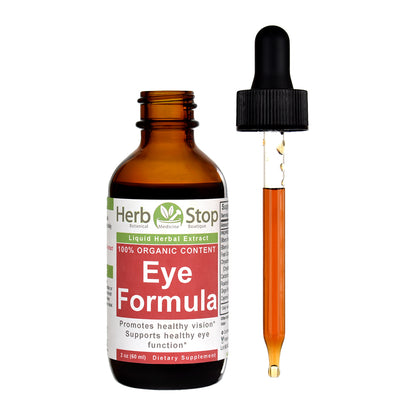 Organic Eye Formula Extract 2 oz - Open with Dropper