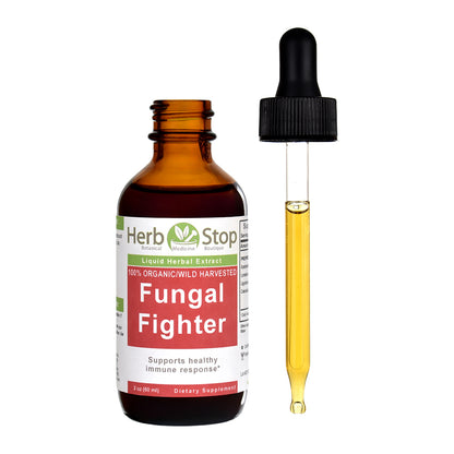 Fungal Fighter Liquid Extract - Open with Dropper