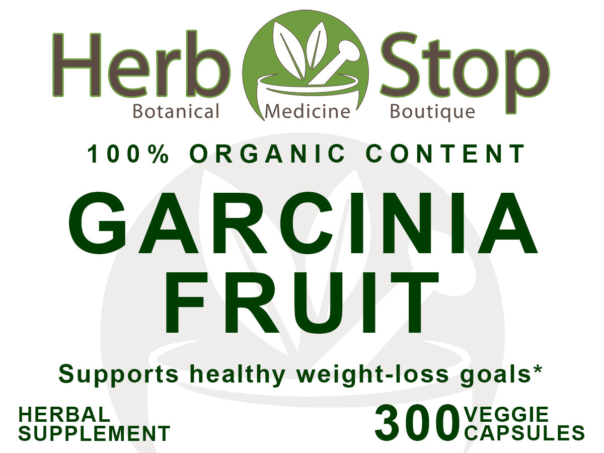 Organic Garcinia Capsules Label - Front