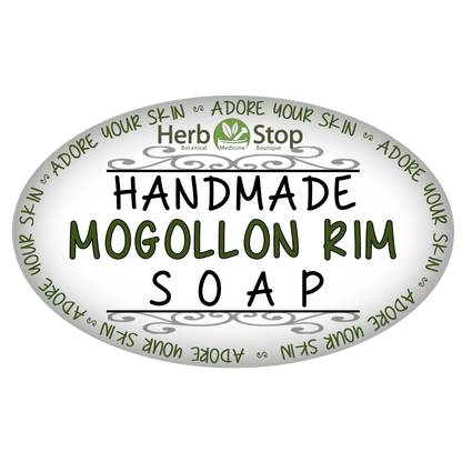 Handmade Mogollon Rim Soap Label - Front