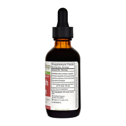 Lymph Drain Liquid Extract 2 oz Bottle  - Right