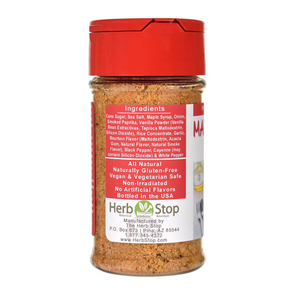 Maple Bourbon Rub Spice Jar - Left