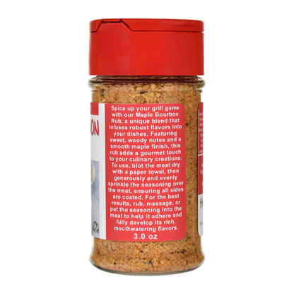 Maple Bourbon Rub Spice Jar - Right