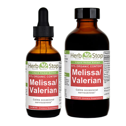 Melissa/Valerian Liquid Extract - Sizes