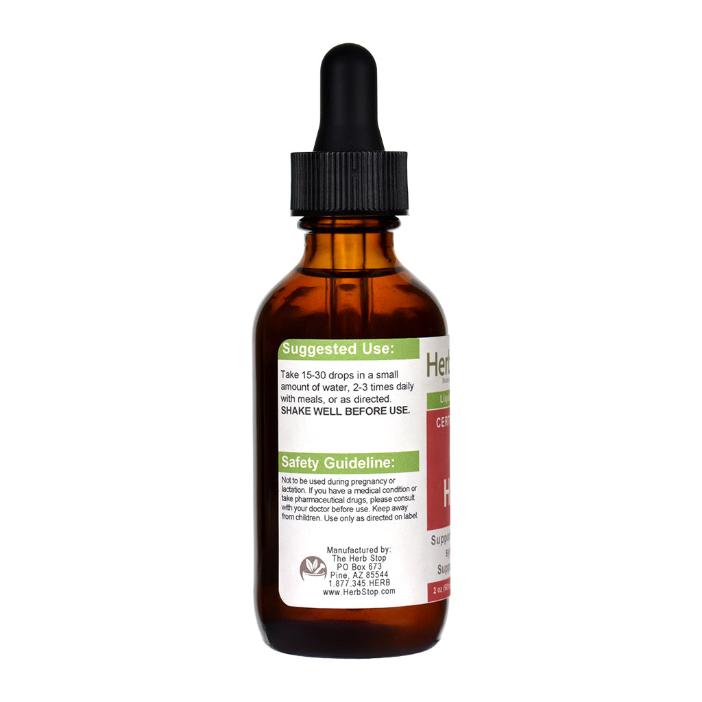 Organic Oat Heads Liquid Extract 2 oz Bottle - Left