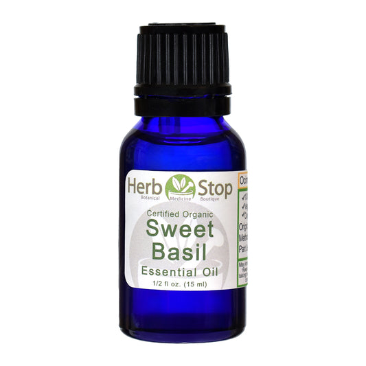 Organic Sweet Basil Essential Oil