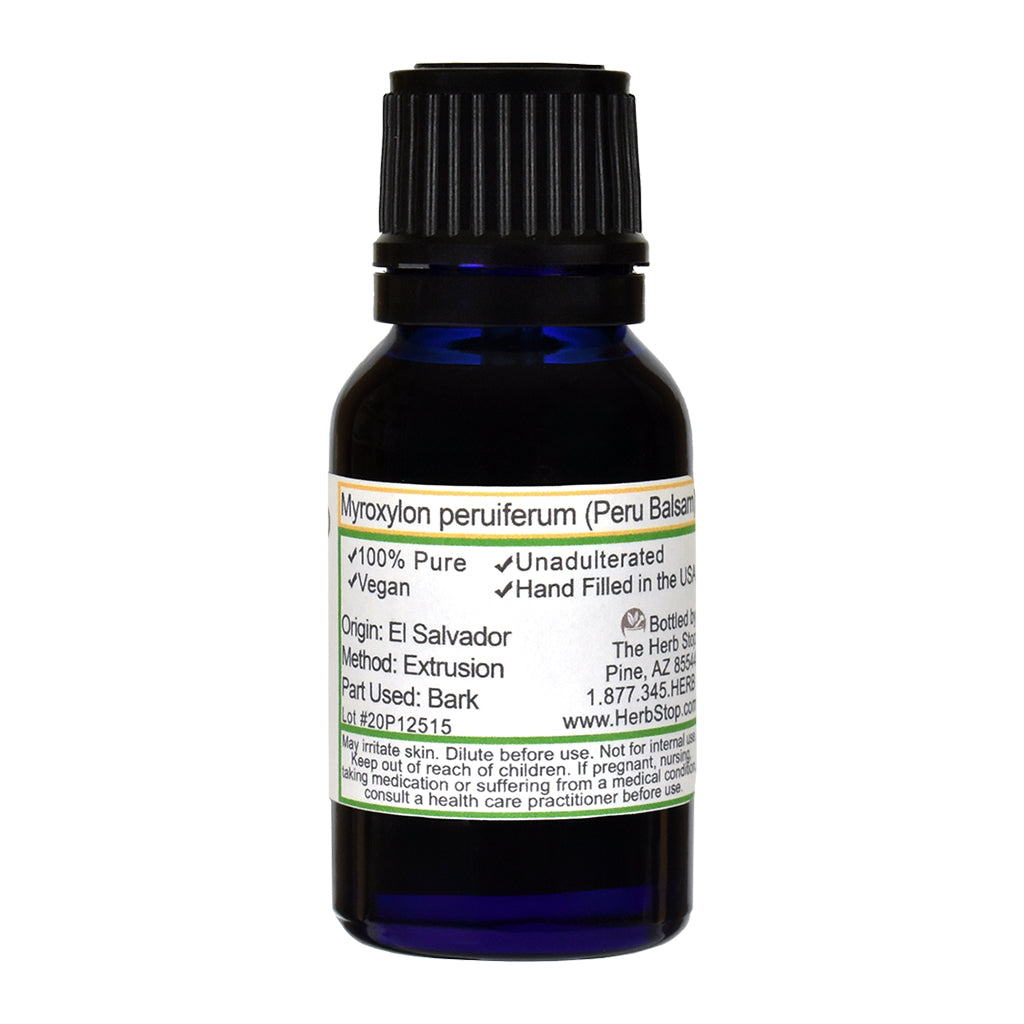 Peru Balsam Essential Oil - back