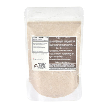 Organic Reishi Mushroom Powder - Bag Back