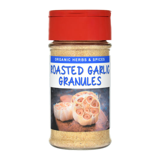 Organic Roasted Garlic Granules Spice Jar