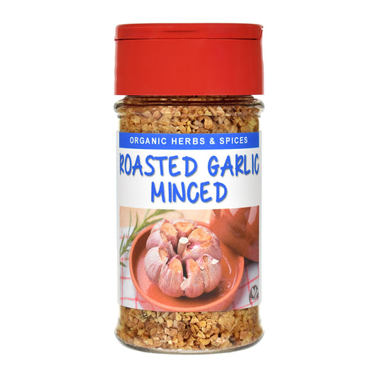 Organic Roasted Garlic Minced Spice Jar