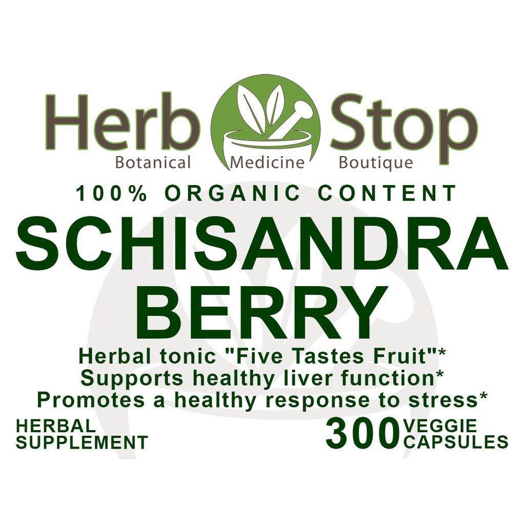 Schisandra Berry Capsules Label - Front