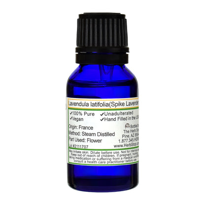 Spike Lavender Essential Oil - Back