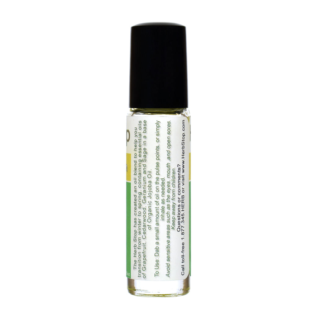 Spring Is Here Aromatherapy Essential Oil Roll-On - Back