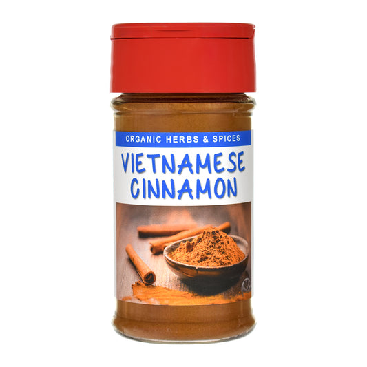 Organic Vietnamese Cinnamon Powder Spice Jar