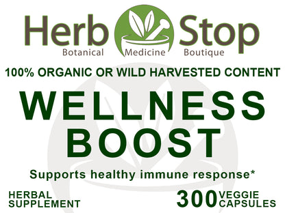 Wellness Boost Capsules Label - Front