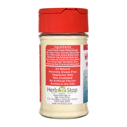 White Cheddar Popcorn Seasoning Jar - Left