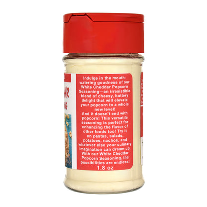 White Cheddar Popcorn Seasoning Jar - Right