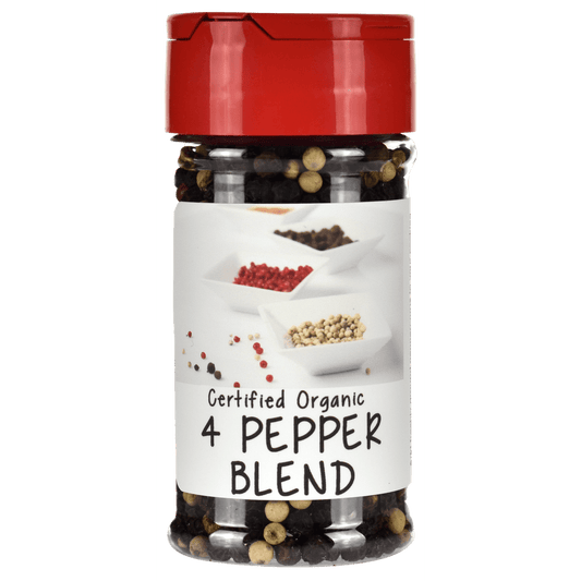 Organic 4 Pepper Blend Spice Jar