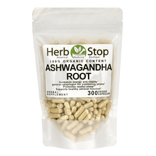 Organic Ashwagandha Root Bulk Capsules